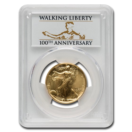 2016-W Gold Walking Liberty Half SP-70 PCGS (FS,Centennial Label) 2016-W Gold Walking Liberty Half SP-70 PCGS (FS,Centennial Label)